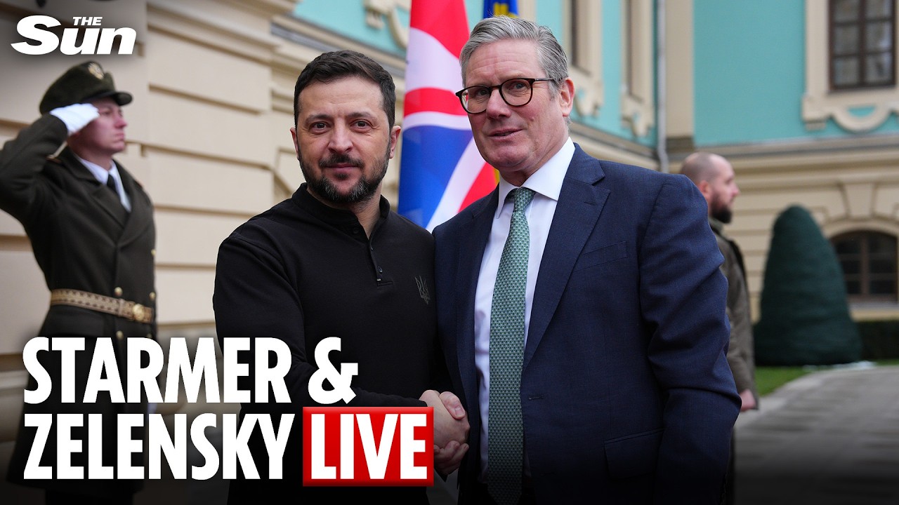 LIVE Starmer & Zelensky sign historic UK-Ukraine defence pact at Downing Street