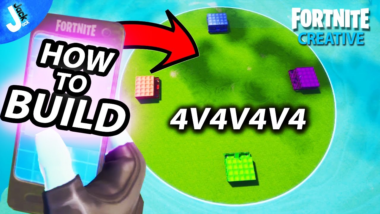 How To Build a ZONE WARS 4V4V4V4 Map | GO GOATED ZONE WARS | Fortnite Creative - DETAILED Tutorial