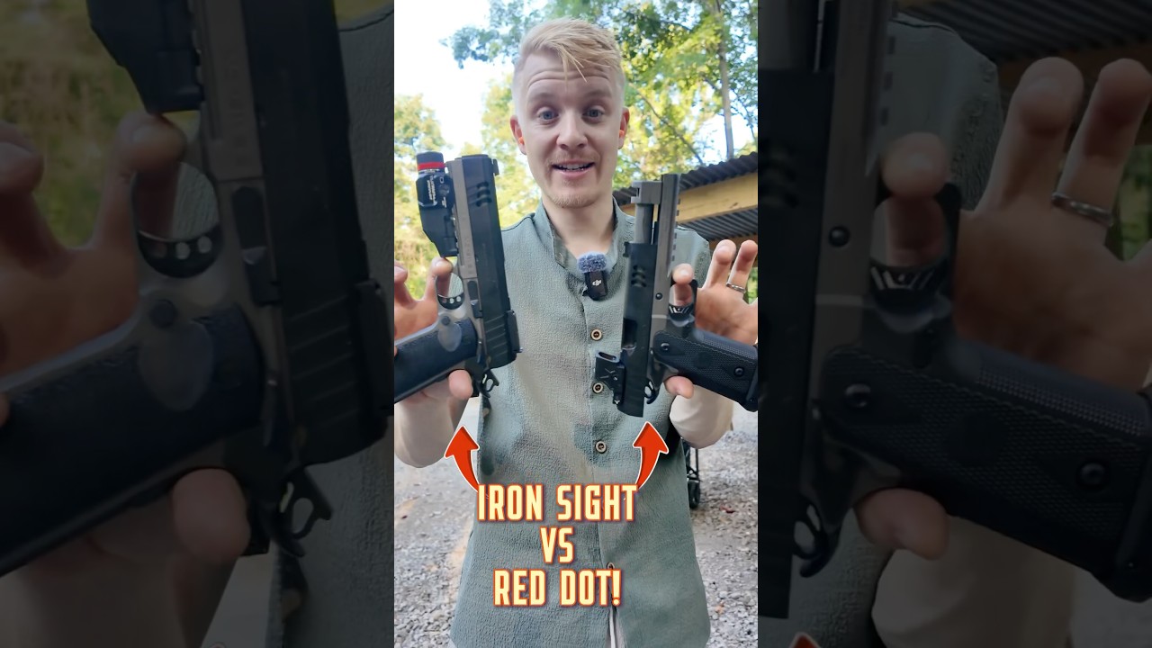 Iron Sights Vs Red Dot!