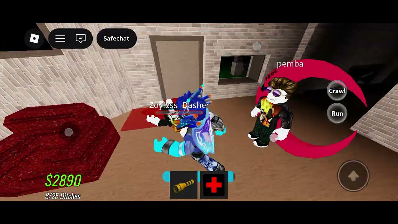 Bermain game horor di roblox 