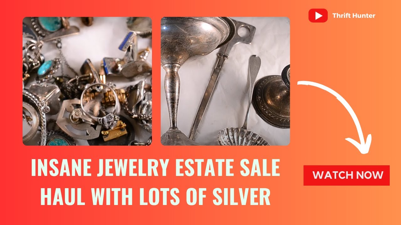 INSANE JEWELRY ESTATE SALE Haul With Lots of 