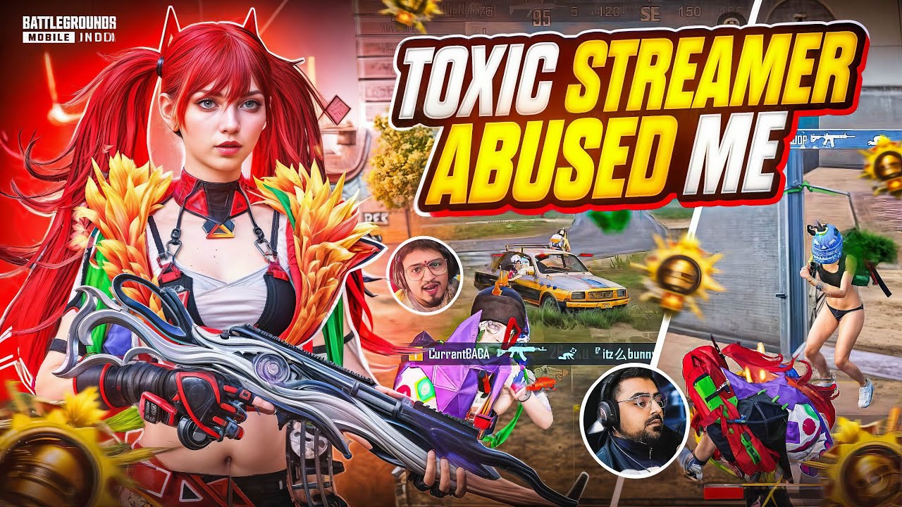 Toxic Streamer Abus*d Me on His Live Stream🤬..! Current baba #streamer #streamervsstreamer #bgmi 