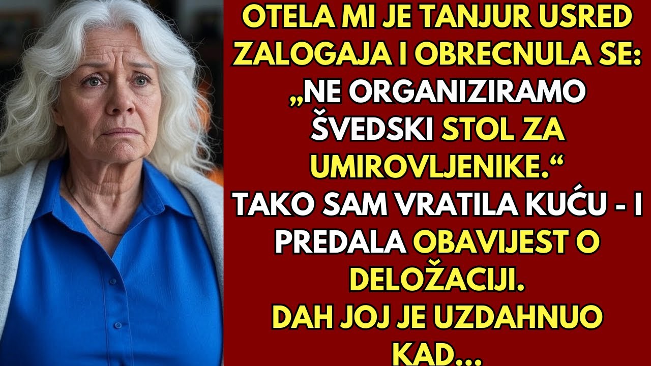Na Dan zahvalnosti, snaha mi je otela tanjur i rekla: 