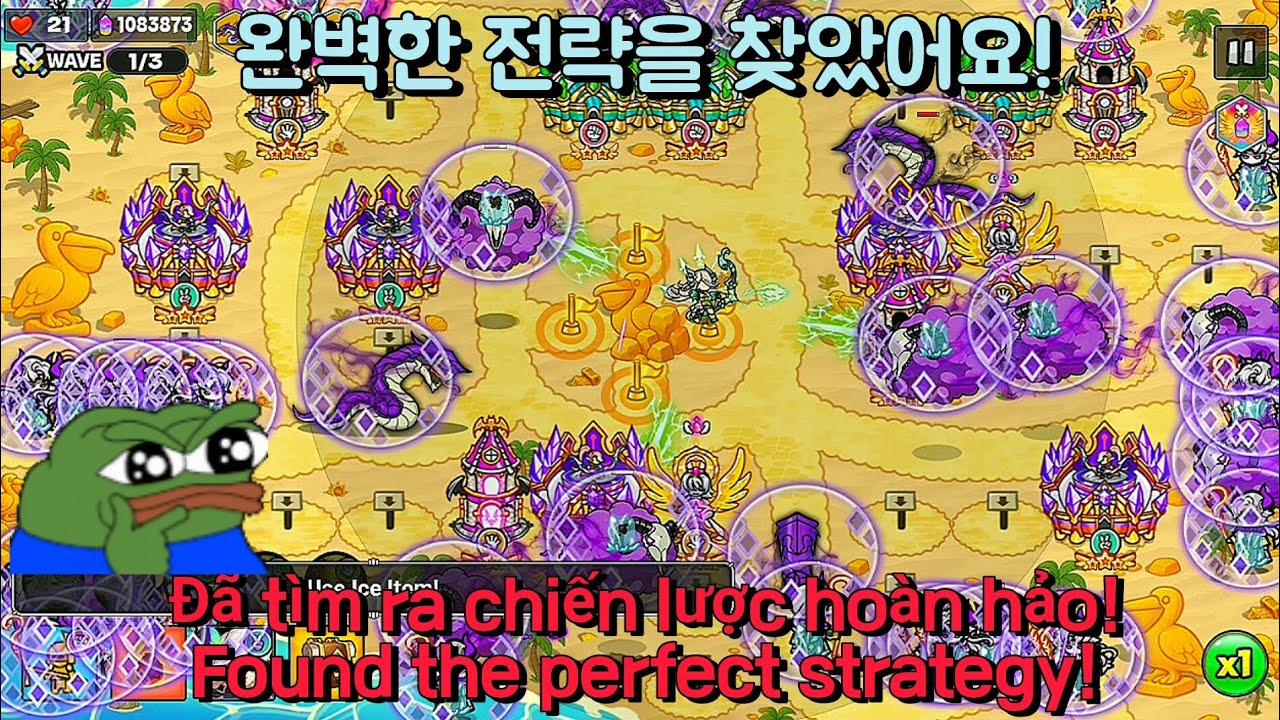 골드 타워 디펜스. 스테이지 181, 일반 (Gold Tower Defence. Stage 181, Normal)