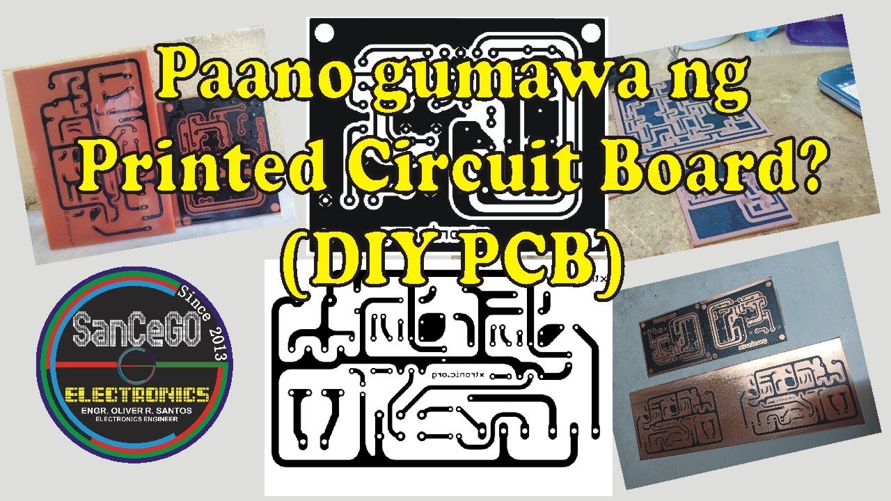 Paano Gumawa ng Printed Circuit Board (DIY PCB)?