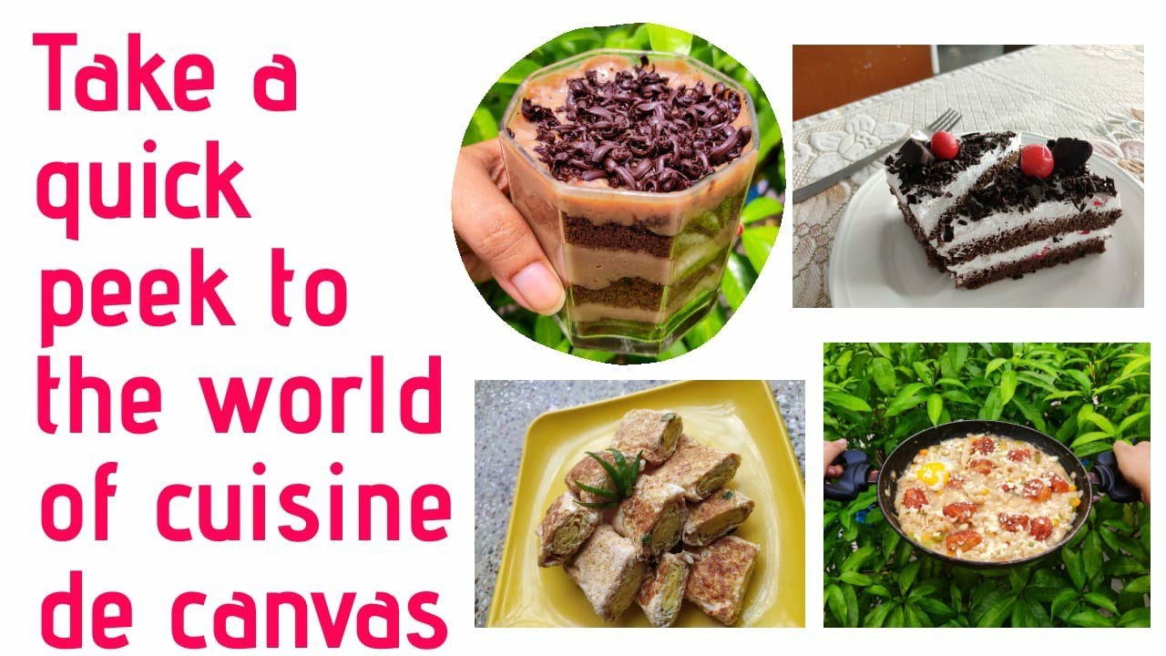 Take a quick peek to the world of Cuisine de Canvas