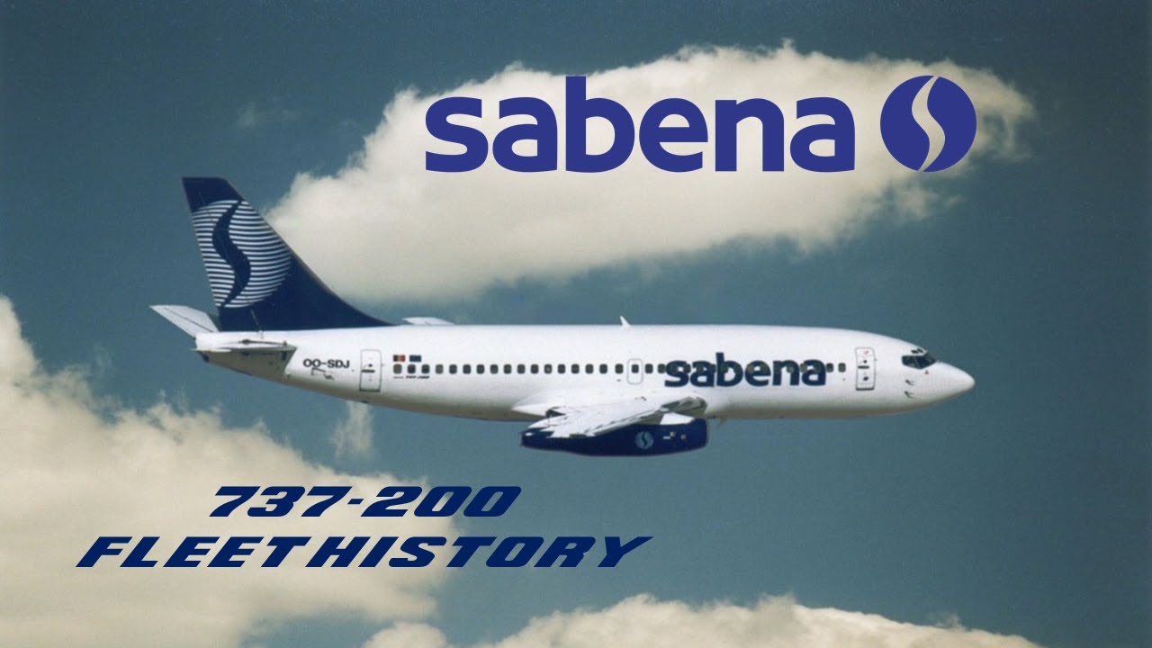 Sabena Boeing 737-200 Fleet History (1974-2000)