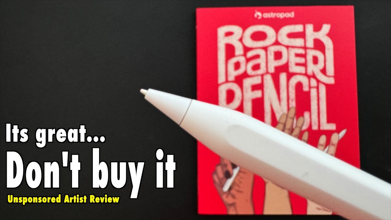 Astropad's Rock Paper Pencil 2 Removable Paper Screen Protector for iPad | Artist Review