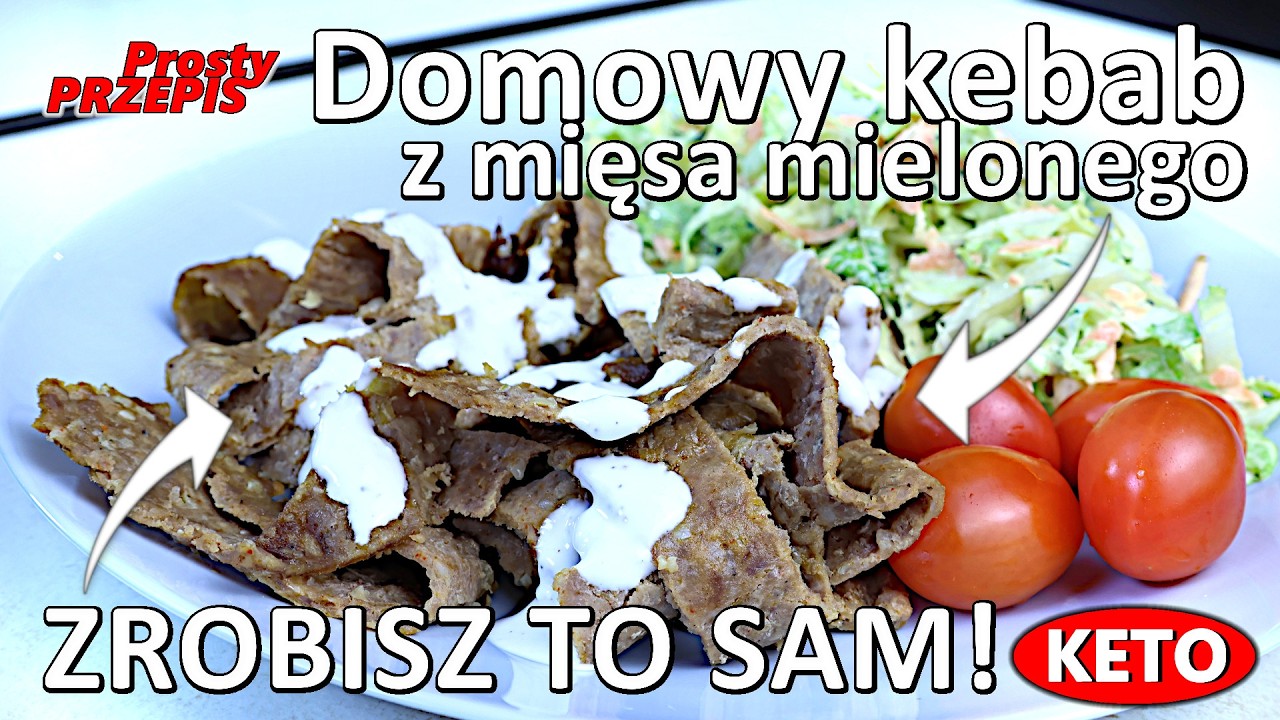 Domowy kebab z mięsa mielonego 🌯 Lepszy niż z budki?!