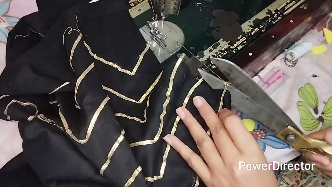 Gotta patti trouser design// beautiful trousers design