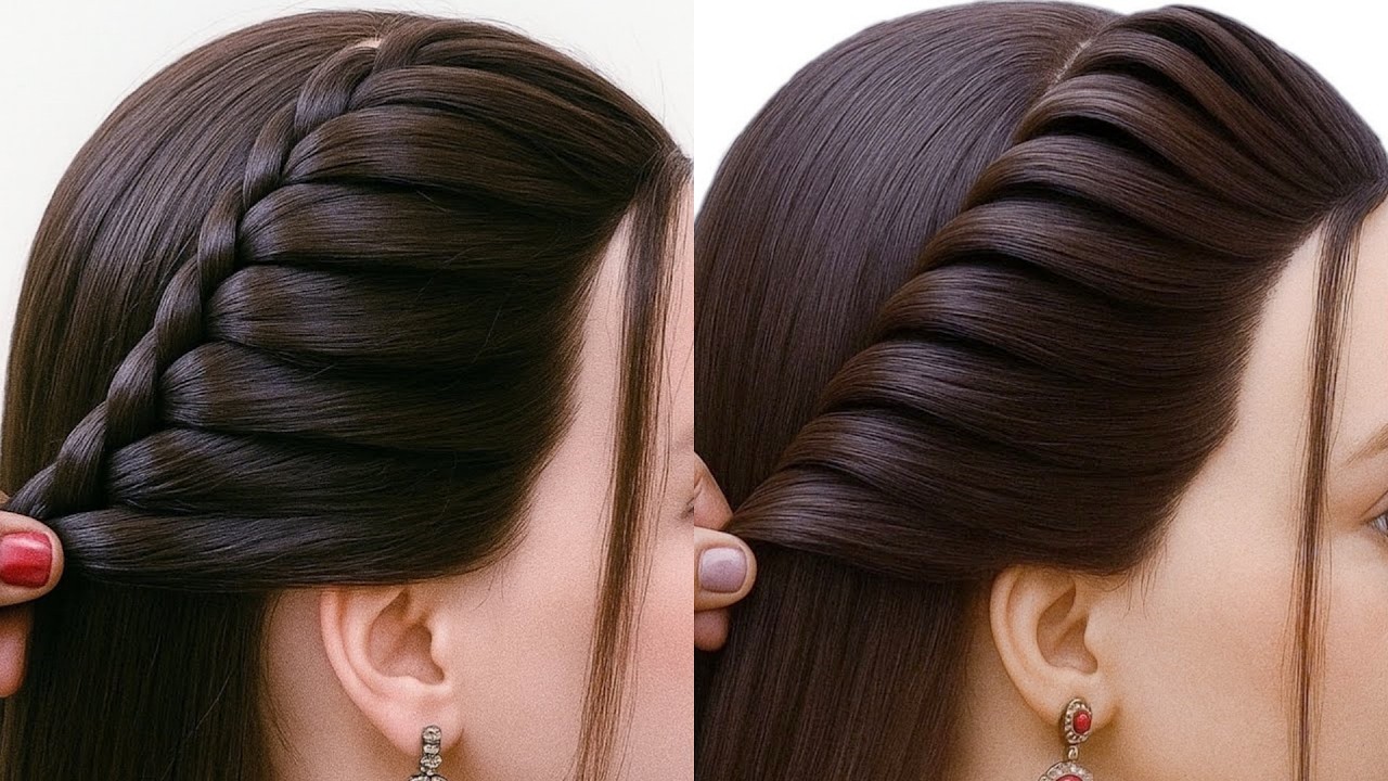 Beautiful Different Hairstyle - Hairstyle for birthday girl | Attractive hairstyle | Hair style girl