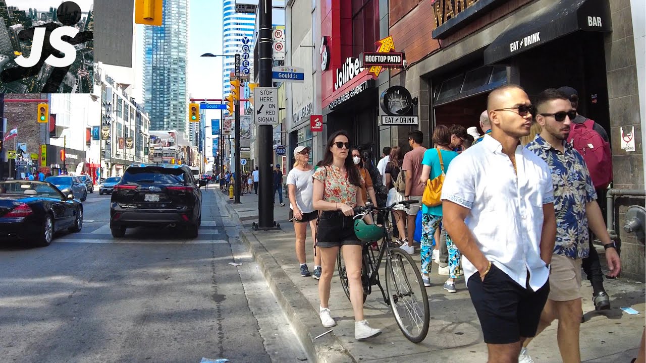 Saturday on Yonge Street & Around Downtown | Toronto Ride (July 2022)