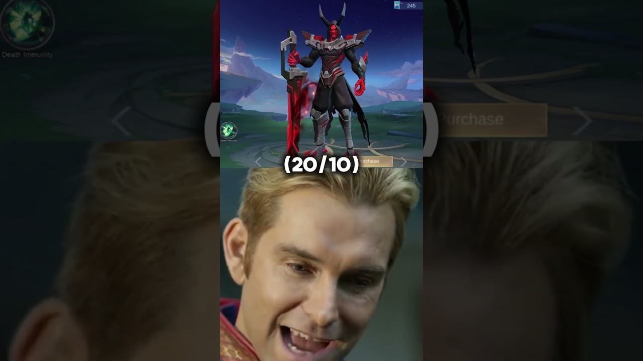 Rating Argus skins (my opinion) #mlbb #shorts #rating #memes