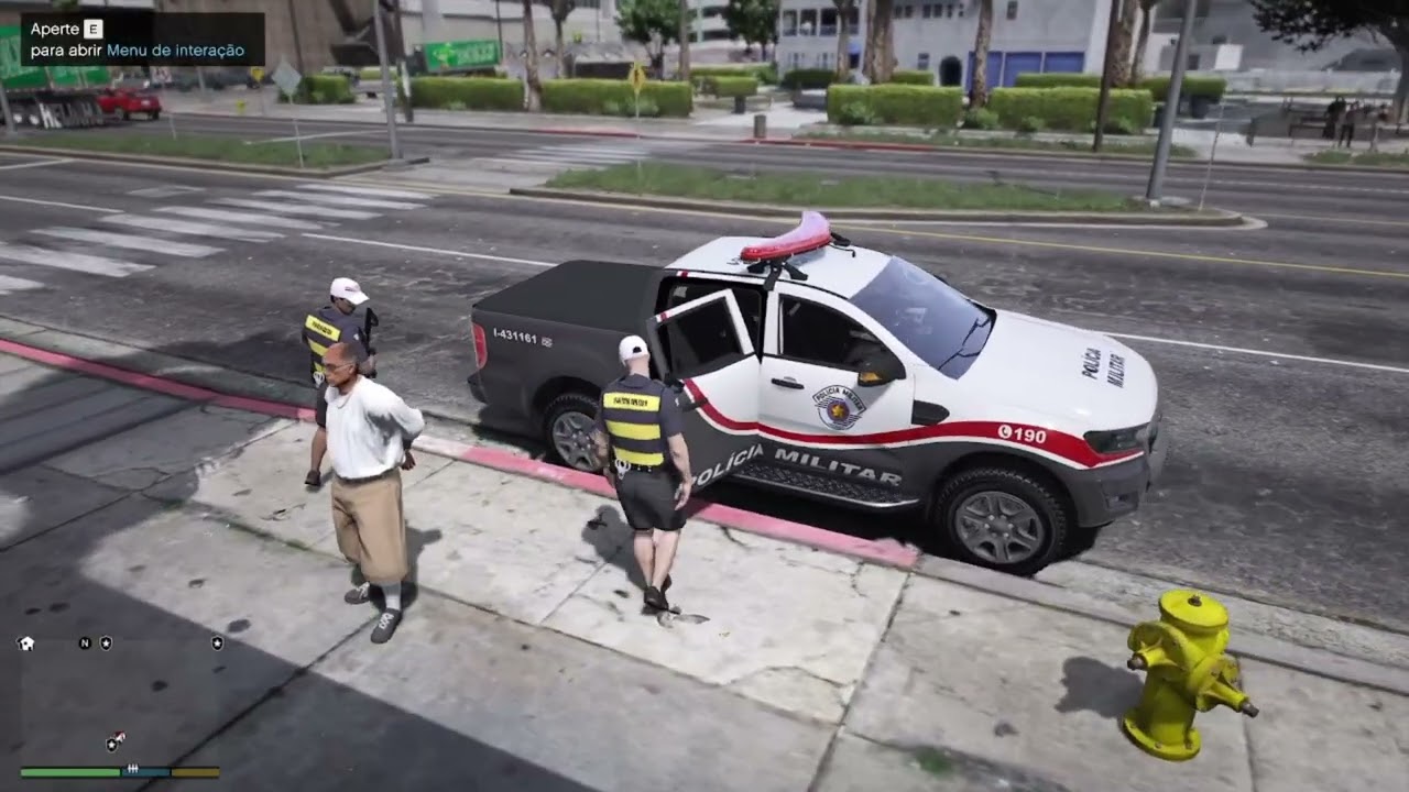FORAGIDO DA JUSTIÇA E PEGO GTA 5 PMSP