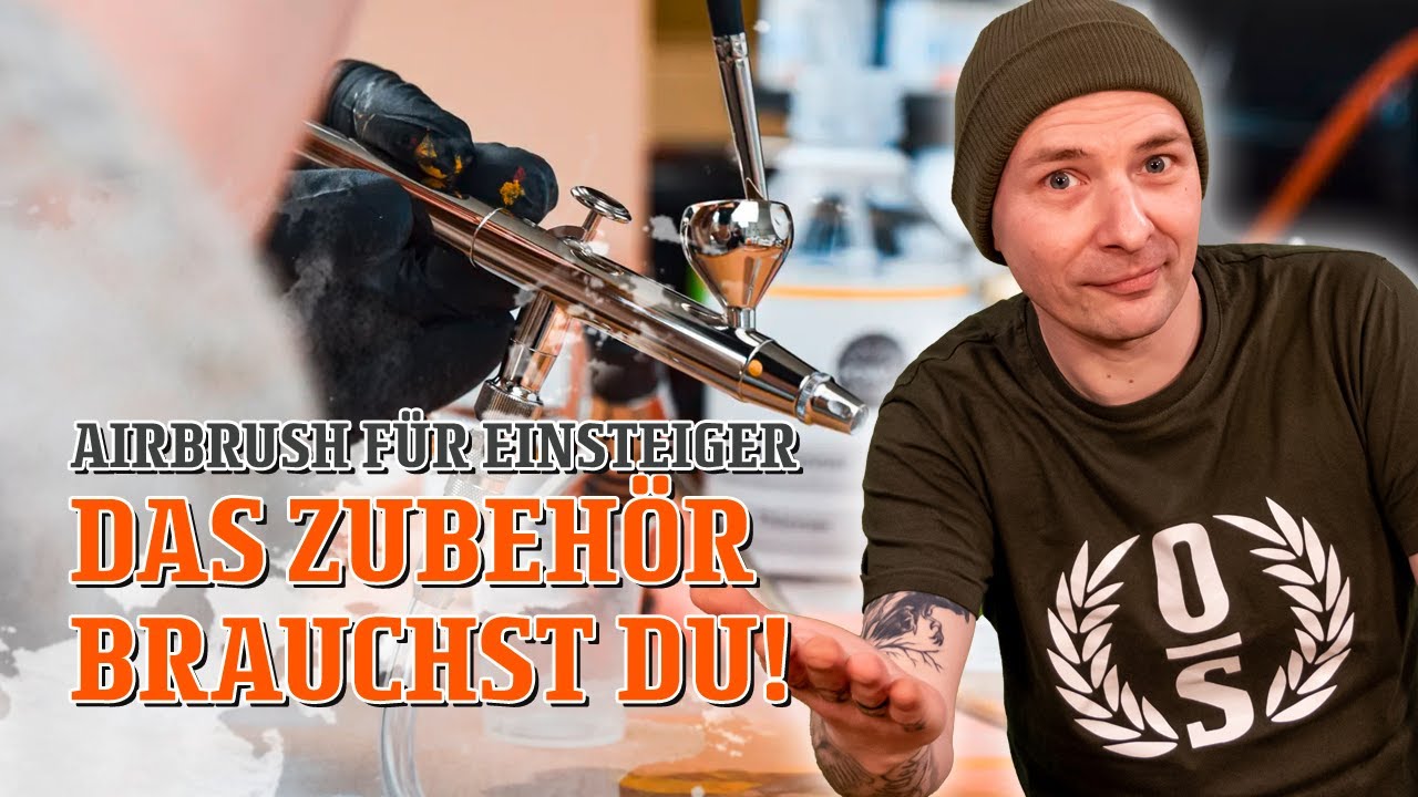 Airbrush Zubehör - Schläuche, Farbfilter, Finelinedüse & Co  | Airbrush für Einsteiger | Folge 9