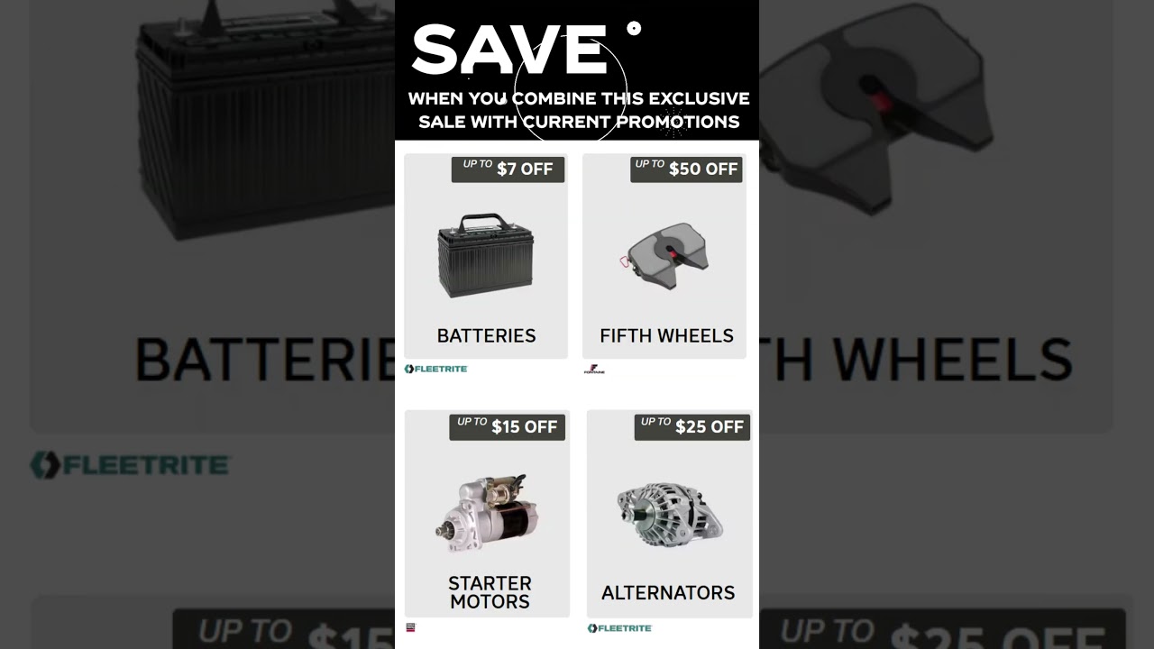 Stock up and save BIG at Thompson Truck Group - $100 off