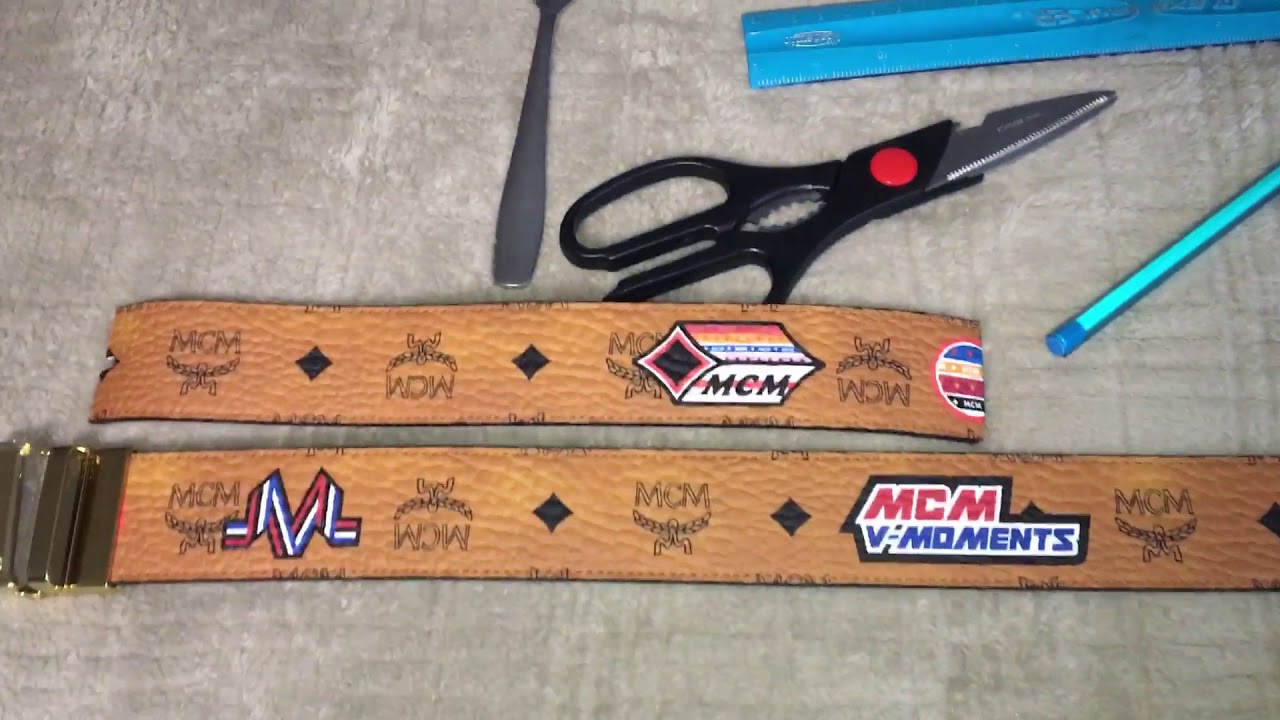How to size your own mcm belt