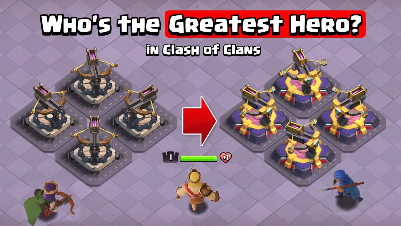 Final Showdown: Every Level Heroes VS Every Level X-Bows | Clash of Clans
