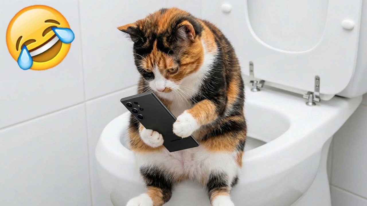 Кто смеется, тот проигрывает 😜 Самые смешные кошки и собаки 2026 года 😼🐶 Часть 7
