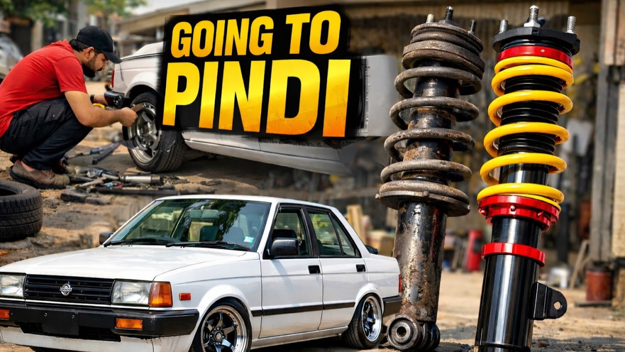 Going To Pindi For Car Suspension 😍 Nissan Sunny 86 Model | Fahad Vlogs 📸