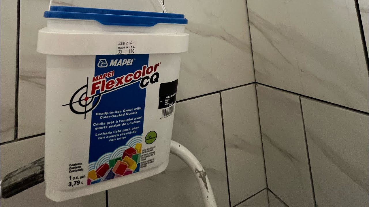 Bathroom Tile grout homeowner review Mapei Flexcolor CQ grout
