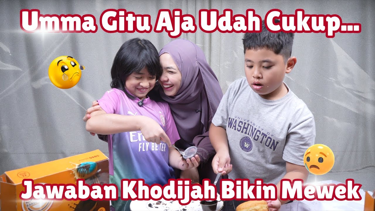 GA NYANGKA KHODIJAH BISA JAWAB GITU !!! NGOBROL SAMA ANAK-ANAK #egyptlife