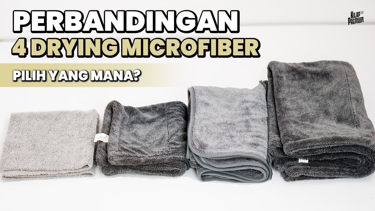 PERBANDINGAN 4 DRYING MICROFIBER VIRAL! PILIH YANG MANA?