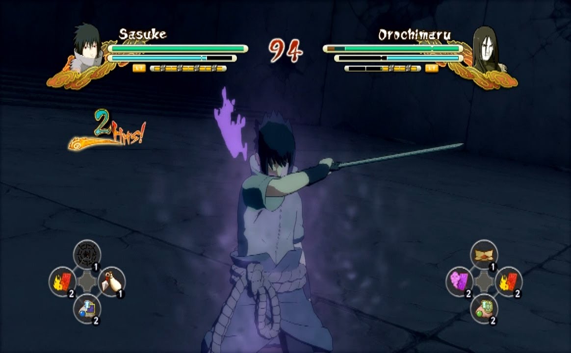 (PS3) EMS Sasuke vs Legendary Sannin Orochimaru Naruto Ultimate Ninja Storm 3