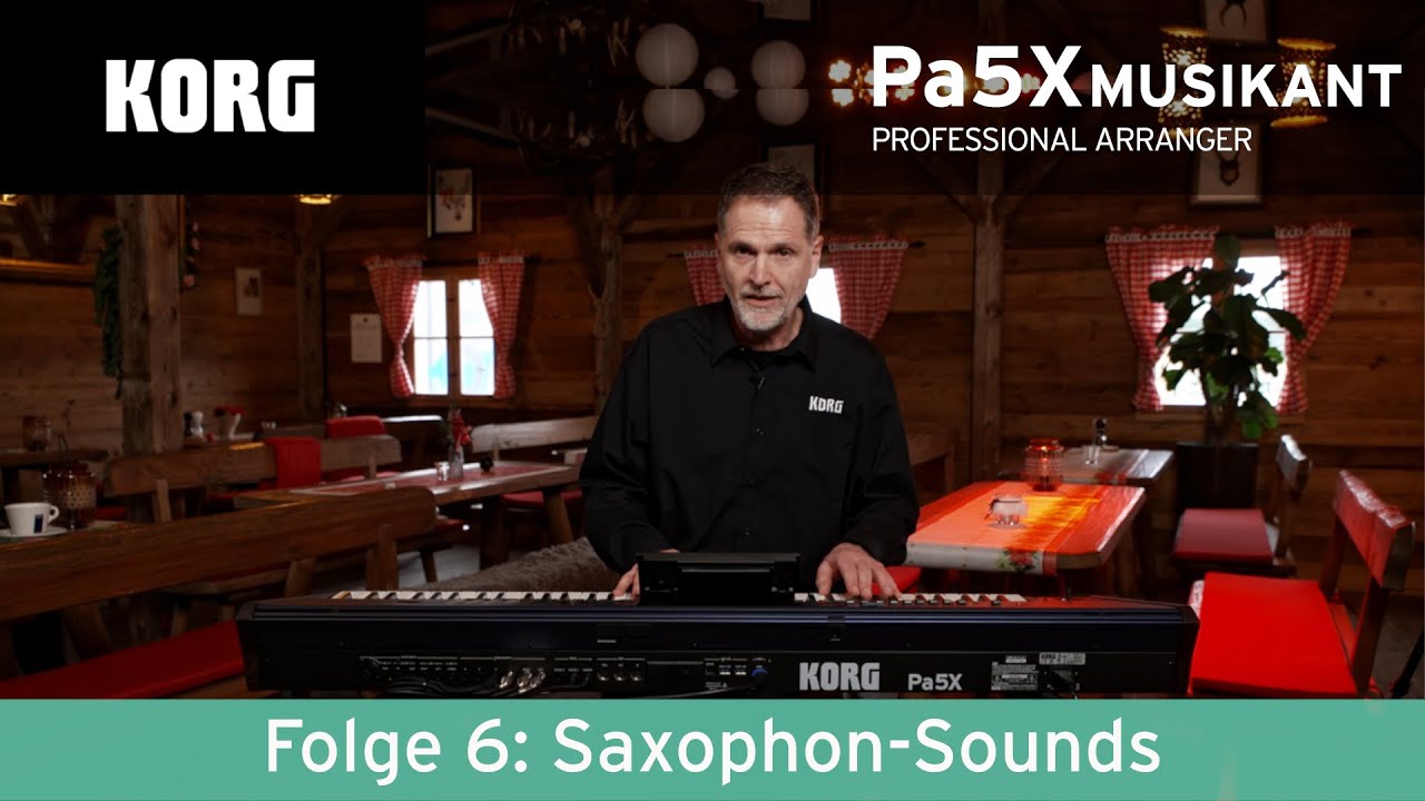 KORG Pa5X MUSIKANT mit Manni Pichler - Saxophon-Sounds