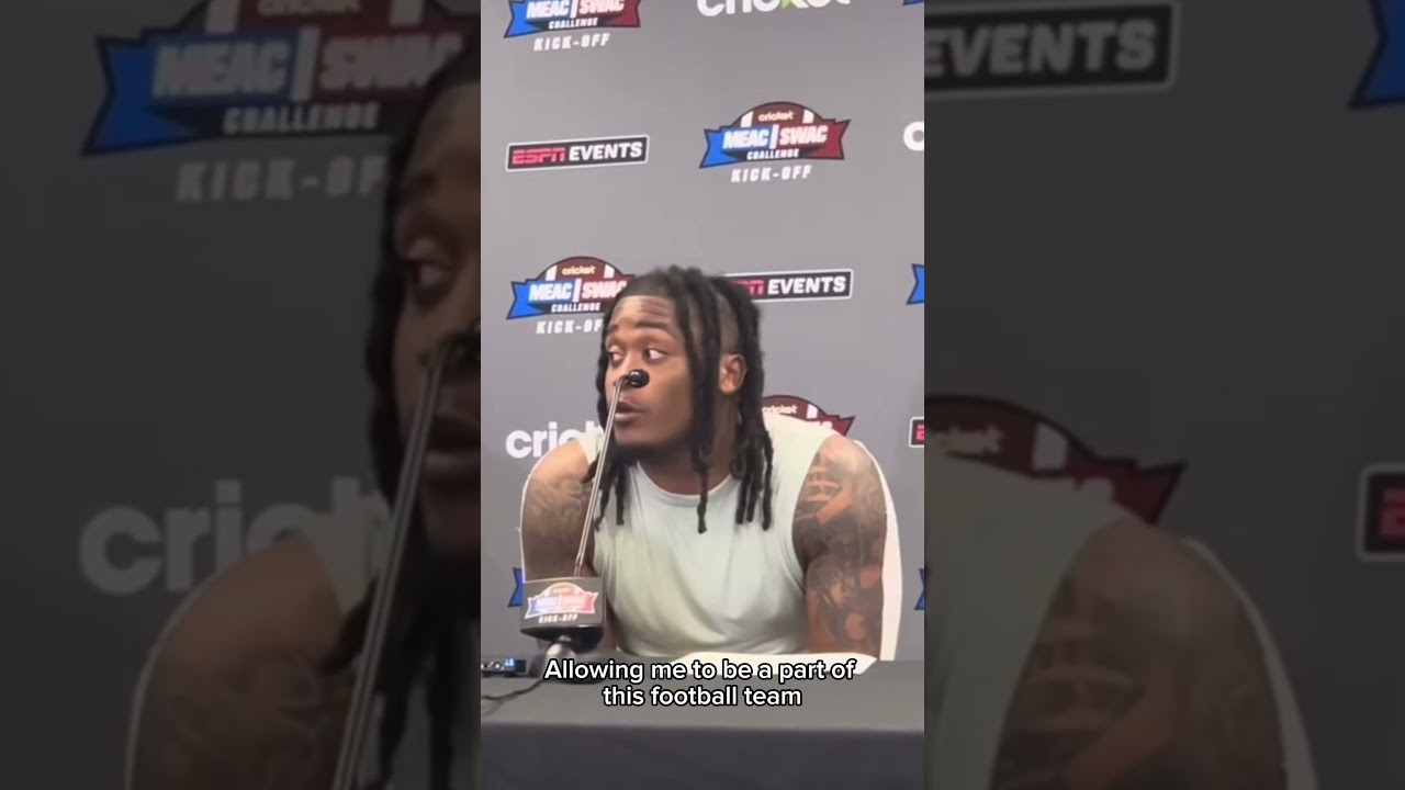 Trey Holly, Southern University Running Back Post Game Statement #hbcu #collegefootball #swac #viral