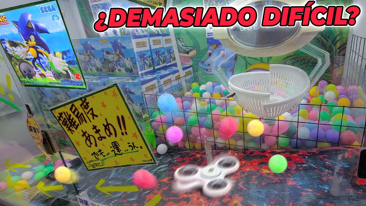 Esta máquina de FIDGET SPINNER no me deja ganar a SONIC !
