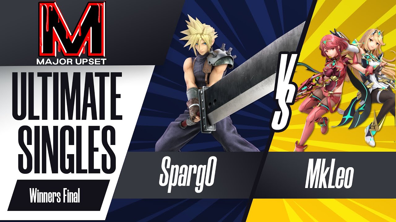 Sparg0 (Cloud) vs MkLeo (Pyra/Mythra) - Ultimate Singles Top 8 - Winners Final - MAJOR UPSET