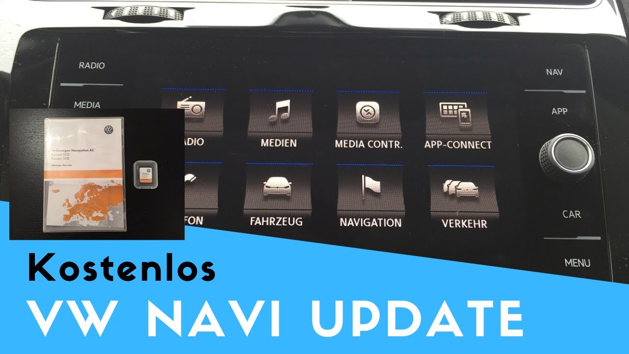 VW Navi Update 2026 | Kostenlos | Anleitung mit SD Karte für Discover Media & Pro