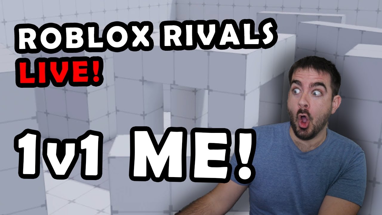 [Roblox Rivals] Fight me LIVE!! 1v1!!!