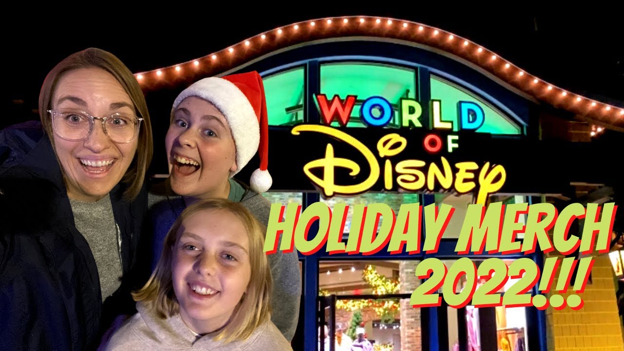 Holiday Shopping in Downtown Disney!! | World of Disney Holiday Merch 2022!!