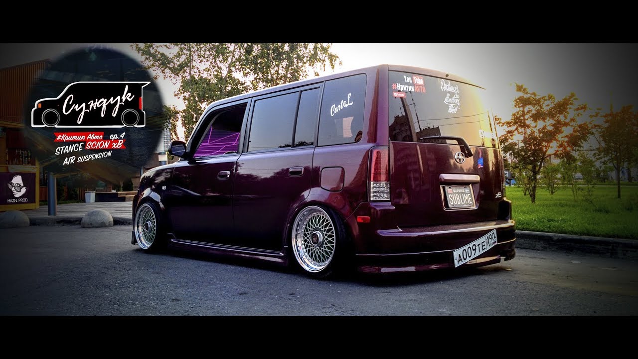#КритикАвто: Scion xB #Сундук. Серия 4. Пневмоподвеска! Stance xB