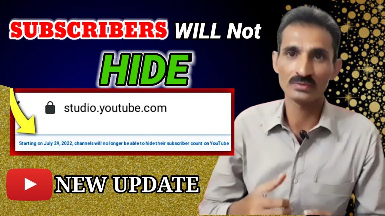 Subscribers Count Not Longer Hide | अब Subscriber नहीं छिपेंगे ⚠️ | YouTube New Update 2022