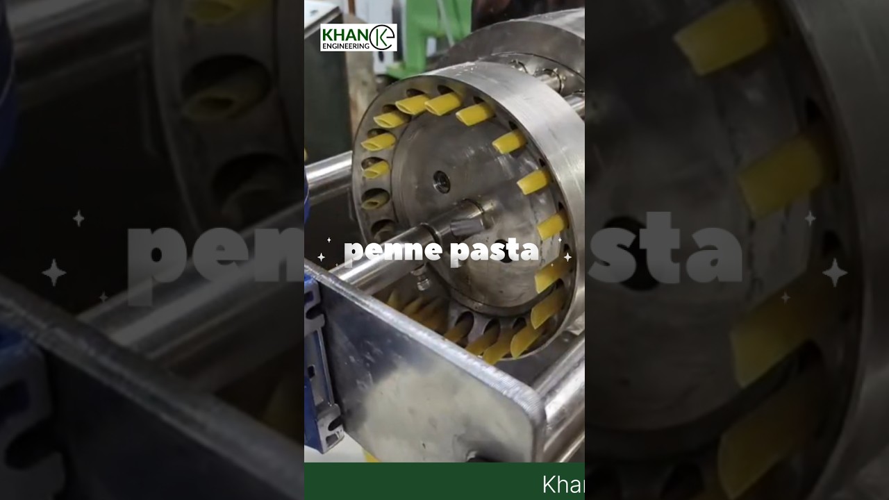 Penne Pasta Machine Demo | High-Quality Production by Khan Engineering 