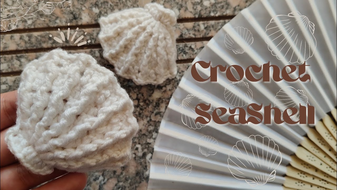 How to crochet this cute Seashell | Step by step Friendly tutorial for you 🫶🏼 