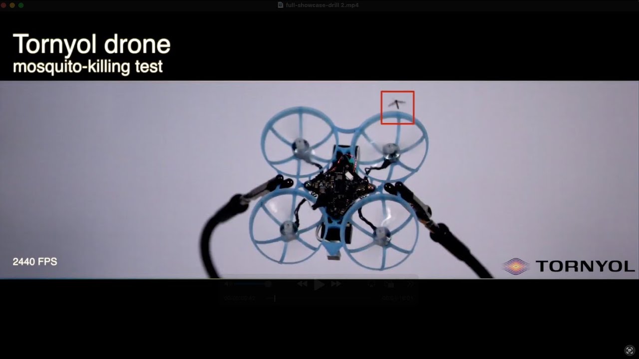 Tornyol - Micro-drone that kills mosquitoes