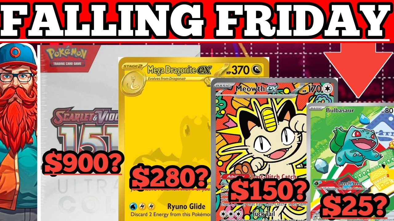 POKEMON FALLING FRIDAY! Weekly Investing, Collecting & News Market Update!
