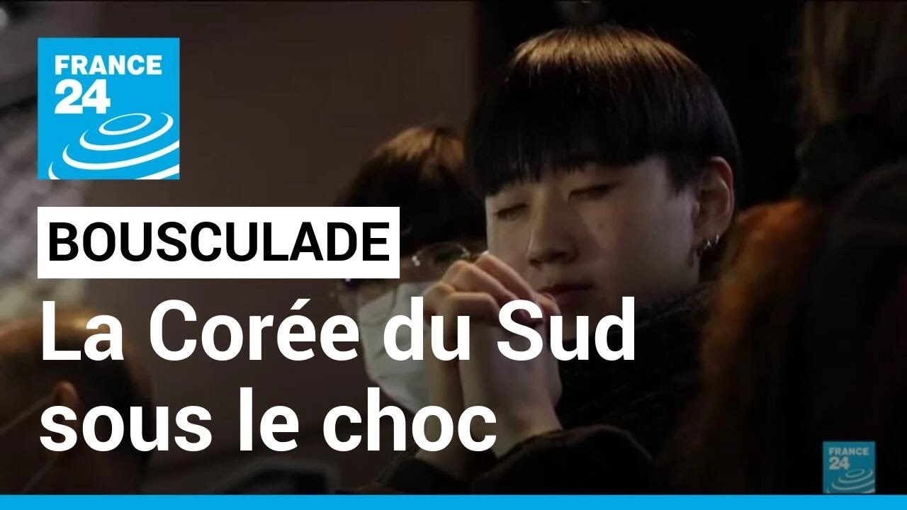 Séoul : la Corée du Sud sous le choc après la bousculade mortelle d'Halloween • FRANCE 24