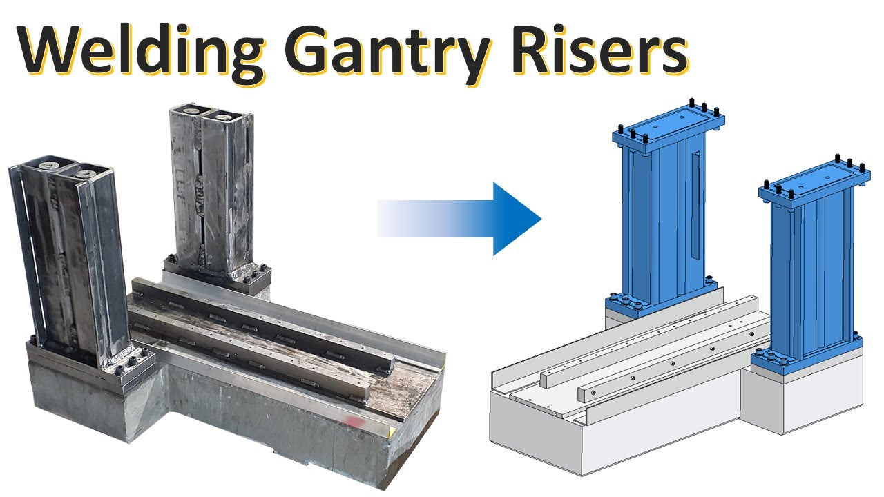 DIY CNC Mill: Welding Gantry Risers