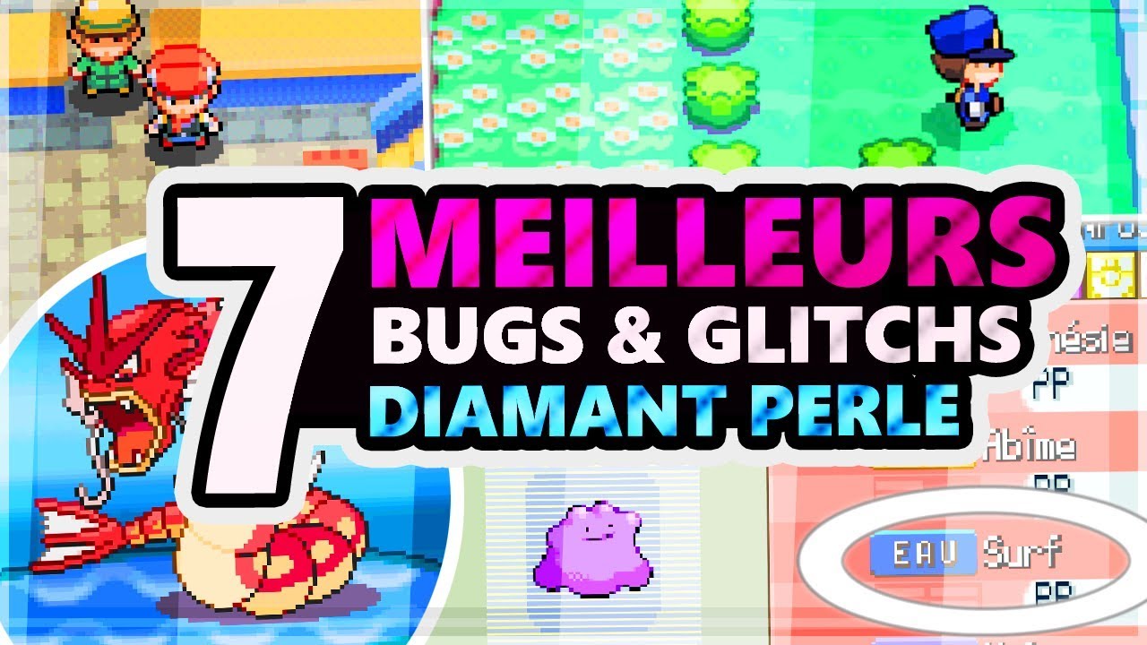 LES 7 MEILLEURS BUGS DANS POKEMON DIAMANT & PERLE !