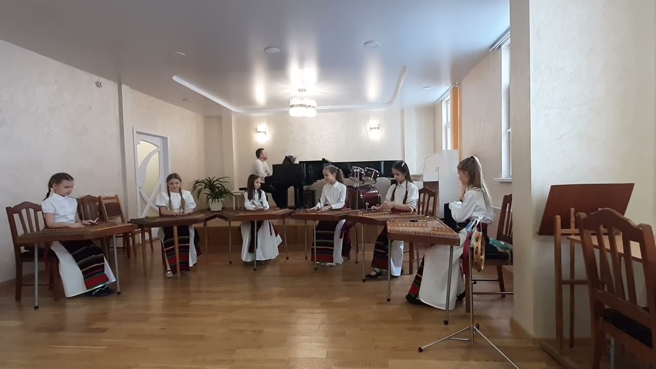 Дзве беларускiя мелодыi. Ансамбль цiмбалiстак 