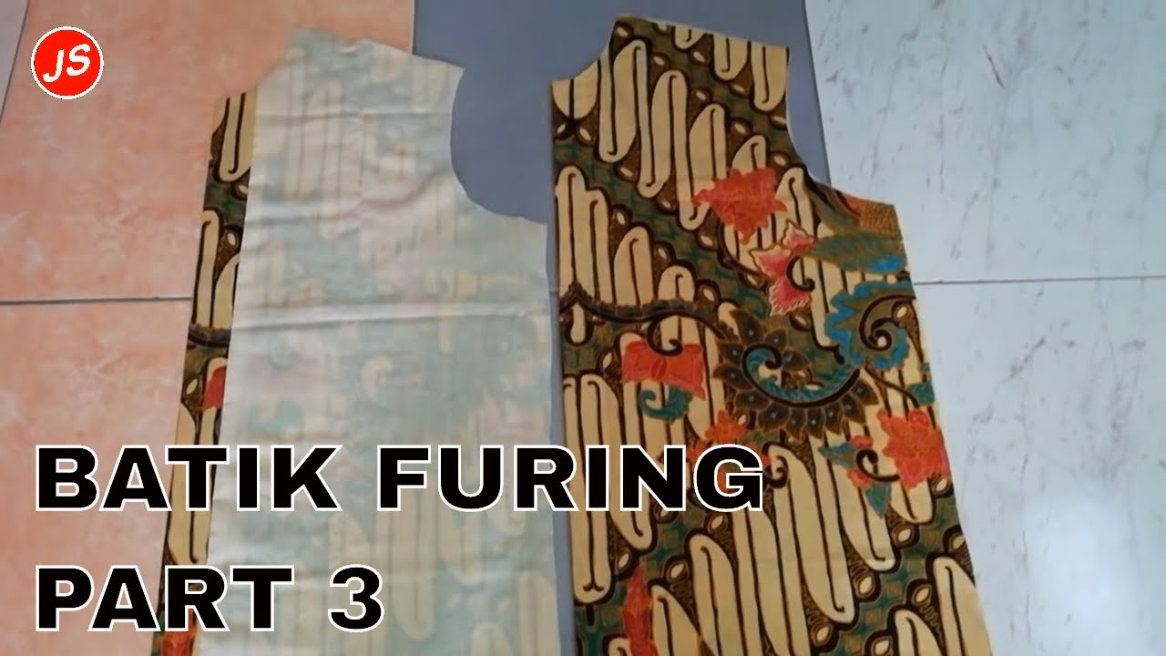 Cara Menjahit Furing Dan Tempat Kancing Sembunyi Pada Kemeja Batik | Batik Berfuring Part 3