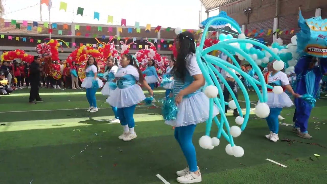Baile Nivel Inicial | 5 años Celeste 🩵 | Olimpiadas Caceristas 2025