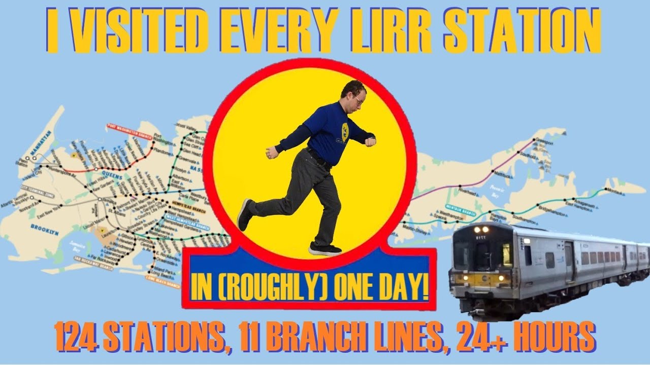 I Visited Every LIRR Station In (Roughly) One Day (LIRR Speedrun)