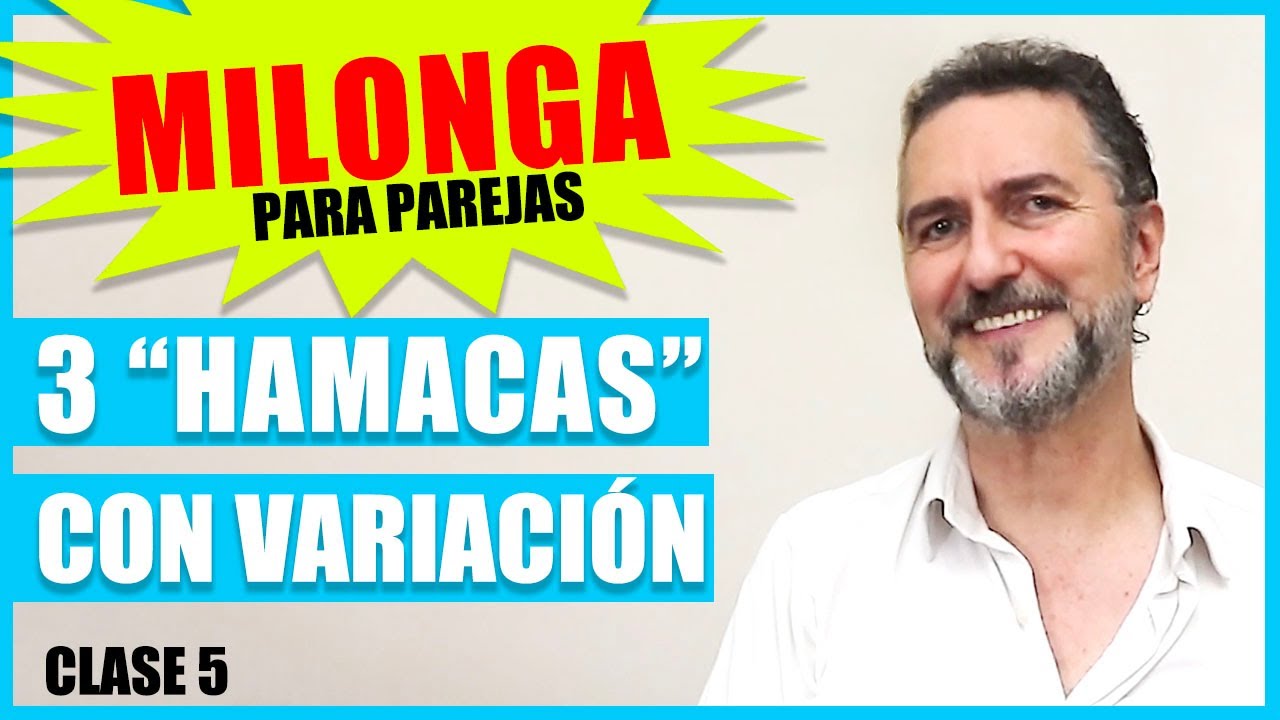 😀😀  CLASES DE MILONGA PARA PAREJAS #5 | 3 HAMACAS | Principiantes