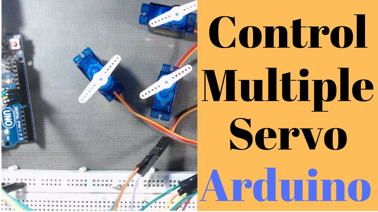 Учебное пособие по управлению несколькими серводвигателями на Arduino